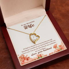 Forever Love Necklace - For Wife If I Had To Choose