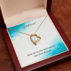 Forever Love Necklace - For Girlfriend Keep Me In Your Heart