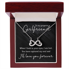 Endless Love Necklace - For Girlfriend When I Look In Your Eyes