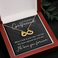 Endless Love Necklace - For Girlfriend When I Look In Your Eyes