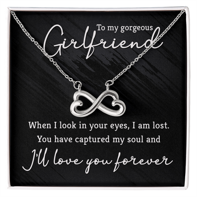 Endless Love Necklace - For Girlfriend When I Look In Your Eyes