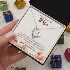 Forever Love Necklace - For Wife If I Had To Choose